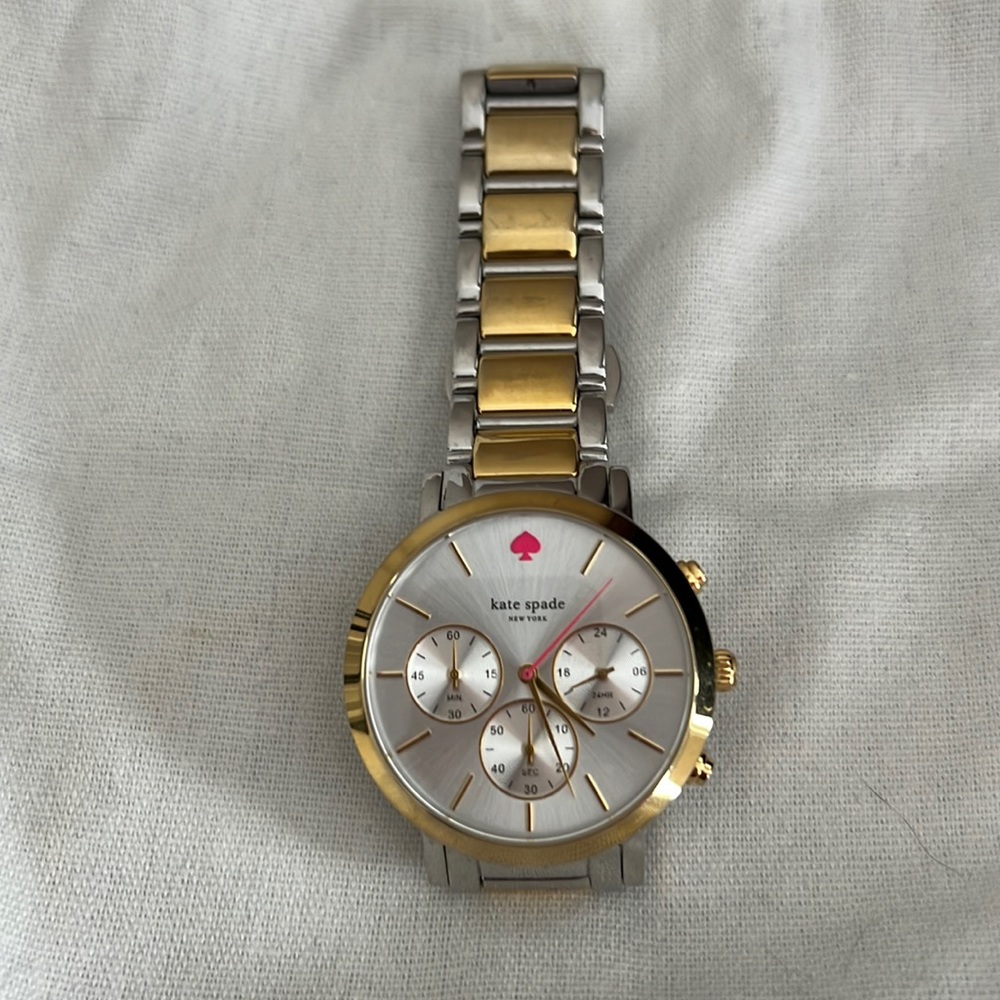 Gold and silver Kate Spade watch